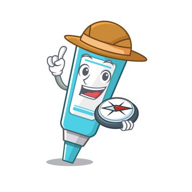 Explorer merhem karakter tıp kutusuna yerleştirilen