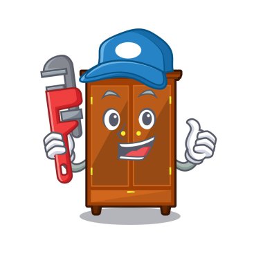 Tesisatçı dolap karikatür koltuğu yanında