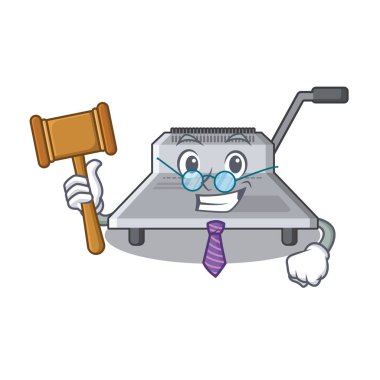 Yargıç bağlayıcı makine bir karakter