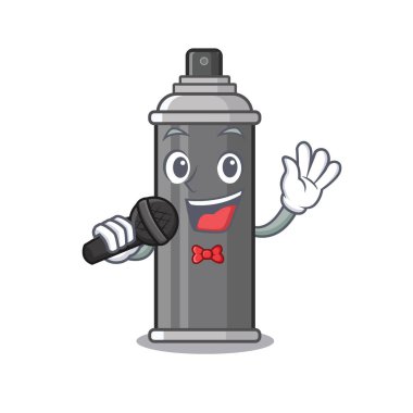 Karakter makyaj kutusunda şarkı saç spreyi