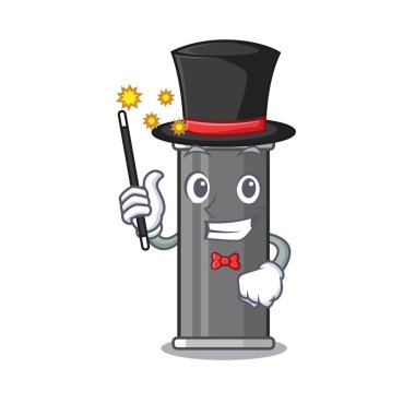 Büyücü saç spreyi bir karikatür çanta