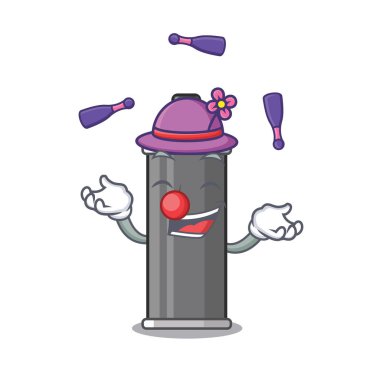 Bir karikatür torbada saç spreyi hokkabazlık