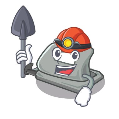 Madenci Delik Zımba karikatür çekmece yerleştirilir