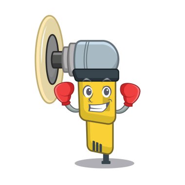 Maskot şeklinde boks Pnömatik zımpara