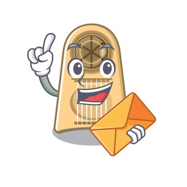 Karakter çekmecesinde zarf yumurta dilimleyici ile