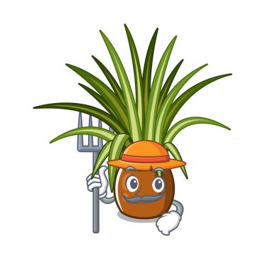 Karakter şeklinde çiftçi örümcek bitki