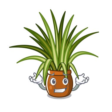 Maskot ile izole örümcek bitki öğütme