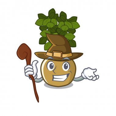 Karakter şeklinde Cadı yeşim bitki