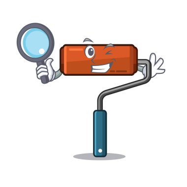 Maskot şeklinde Dedektif boya rulo