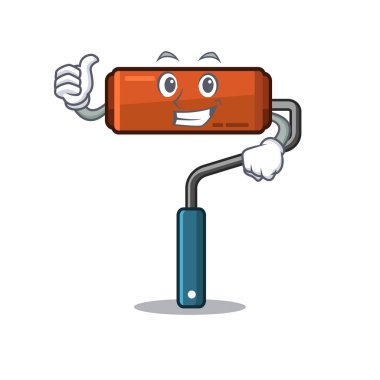 Maskot şeklinde boya rulo kadar Thumbs