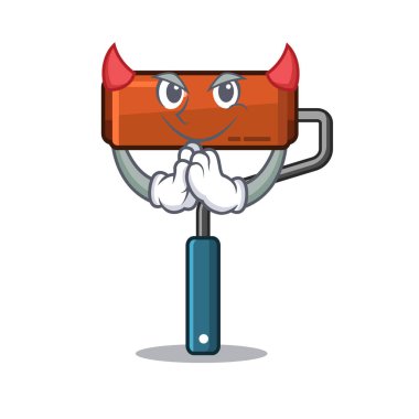 Karakter kovasında şeytan boya rulo