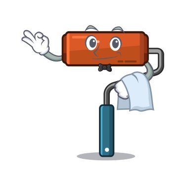 Karakter kovasında garson boya rulosu