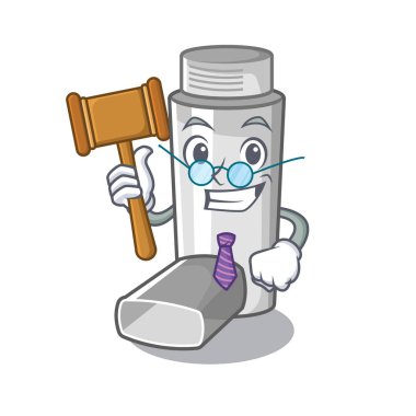 Yargıç astım inhaler karakter çantasında