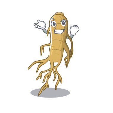 Başarılı ginseng bitkiler kök karakter yayıldı