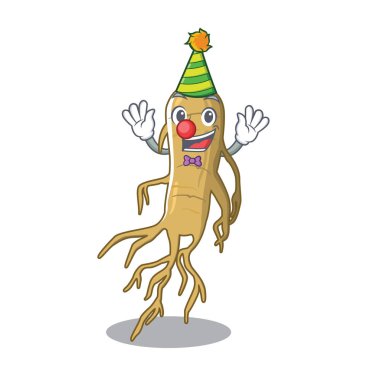 Bir karikatür şeklinde Palyaço ginseng