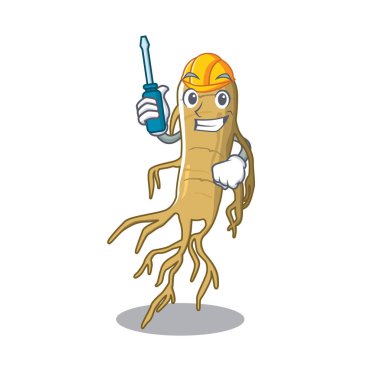 Bir karikatür şeklinde Otomotiv ginseng