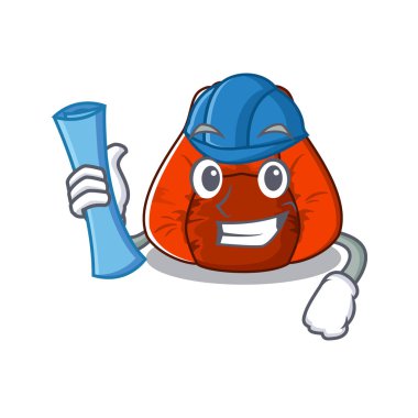 Bir karakter mimar fasulye çanta sandalye