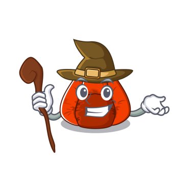 Avluda Cadı karikatür fasulye çanta sandalye