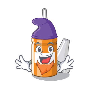 Elf kulak damlaları karikatür izole