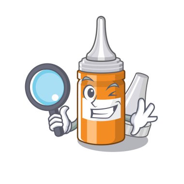 Dedektif kulak karikatür şeklinde düşer