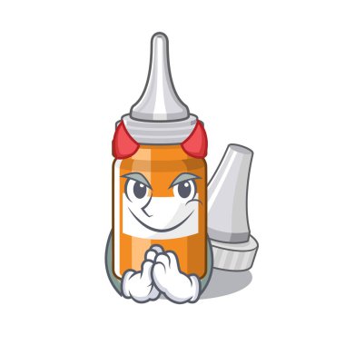 Şeytan kulağı maskot hap kutusuna düşüyor