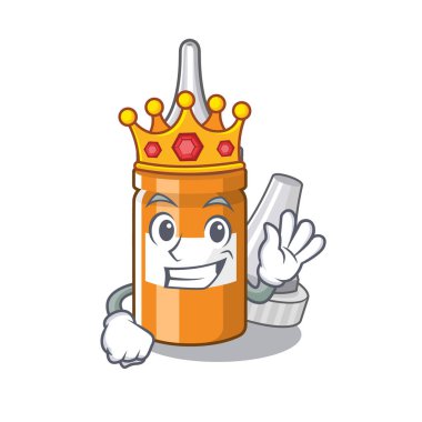 Kral kulak ahşap masa karakteri üzerinde düşer