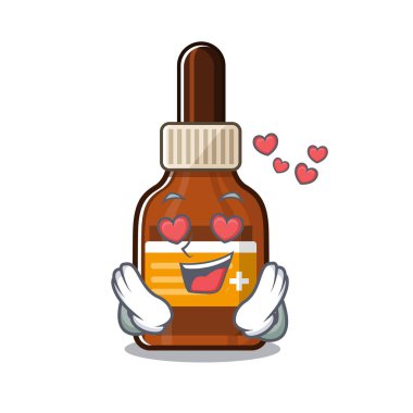 Karakter ilaç kutusunda aşk iyot