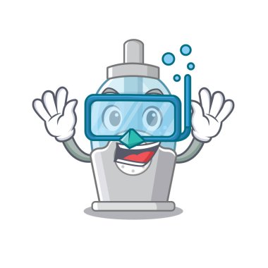 Bir karikatür yatak odasında Dalış nemlendirici