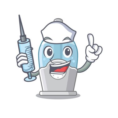 Bir karikatür yatak odasında Hemşire nemlendirici