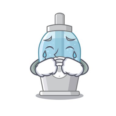 Ağlayan nemlendirici karakter duvarına yapışıyor