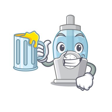 Meyve suyu nemlendiricisi karakter duvarına yapışıyor