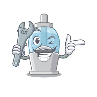 Karikatür şeklinde mekanik nemlendirici