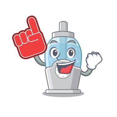 Karikatür şeklinde köpük parmak nemlendirici