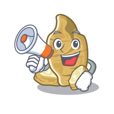 Karikatür tablolar ahşap üzerinde megafon kudüs enginar ile