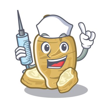 Hemşire kudüs enginar maskot şeklinde