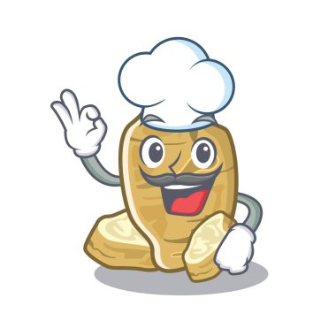 Maskot şeklinde şef kudüs enginar