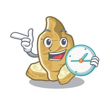 Maskot şeklinde saat kudüs enginar ile