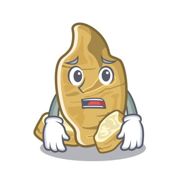 Korku kudüs enginar karikatür izole