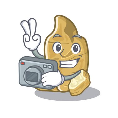 Fotoğrafçı Kudüs enginar karikatür izole