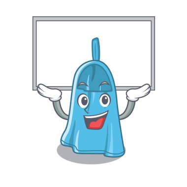 Up board el havlusu karikatür ile izole