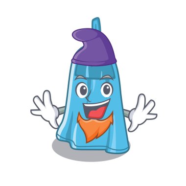 Elf el havlusu karikatür ile izole