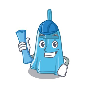 Karakter şekli ile Mimar el havlusu