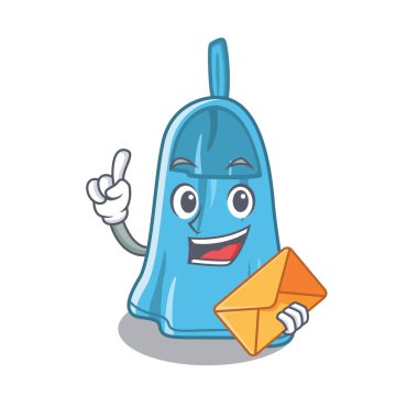 Karakter şekli ile zarf el havlusu ile