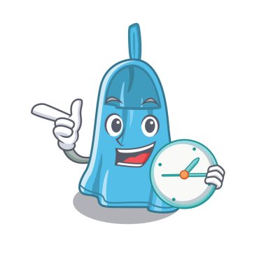 Karakter şekli ile saat el havlusu ile