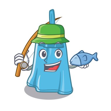 Maskot duvarında asılı balıkçılık el havlusu