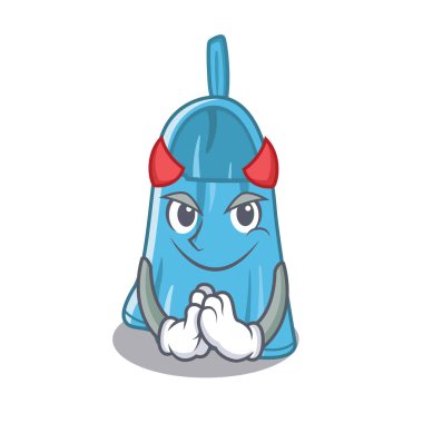 Maskot duvarında asılı şeytan el havlusu