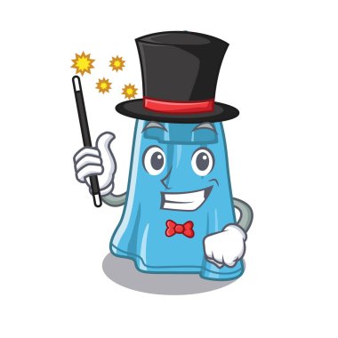 Çizgi film dolabında saklanan sihirbaz el havlusu