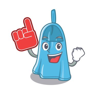 Karikatür dolabında saklanan köpük parmak el havlusu