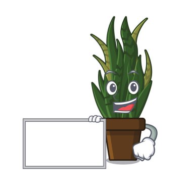 Maskot ile izole kurulu yılan bitki ile