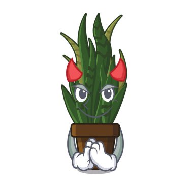 Karakter şekli ile Şeytan yılan bitki